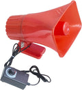 Outdoor Alarm Security Siren, AC110V Red Safety Horn for Public Emergency Alarms with Adjustable Volume,Long Range, 120 Decibels, Remotely Activate with Wi-Fi Socket (Sold Separately)