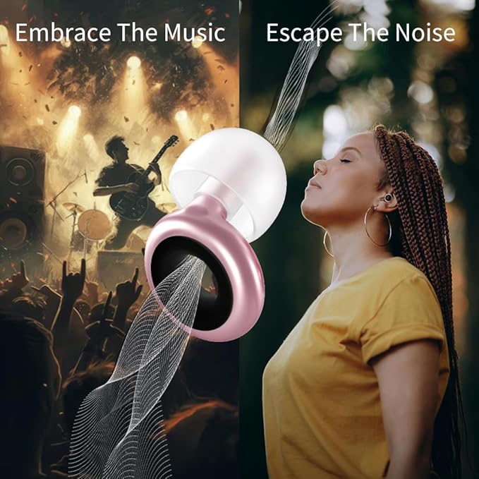 Reusable Silicone Ear Plugs for Sleeping – Noise Cancelling Earplugs for Snoring, Travel, and Work – Comfortable Fit with Cord and Carry Case