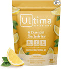 Ultima Replenisher Daily Electrolyte Powder – Lemonade, 20 Stickpacks – Zero Sugar Hydration Packets with 6 Electrolytes and Minerals – Sugar Free, Plant Based & Keto Friendly Drink Mix