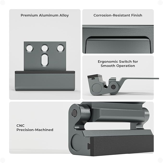 Door Reinforcement Lock, 2PACK Home Security Door Lock Withstands 800 lbs, Childproof Top Door Lock Latch for Toddlers Safety, Inside Night Defender for Inward Swinging Doors