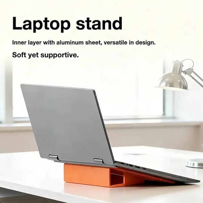 Portable Foldable Silicone Phone Holder, Universal Flexible Cell Phone Stand for Phone & Tablet, Fully Adjustable Cellphone Stand for Desk, Portable Airplane Gadgets Long Travel Essentials (Set)
