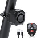 Max 110dB Bike Alarm,Bike Alarms For Ebikes Rechargeable Motorcycle Alarm With Remote,7 Levels Sensitivity Bicycle Alarm, Anti Theft Bicycle Alarm& Ebike Alarm For Car Motorcycle Scooter Ebike