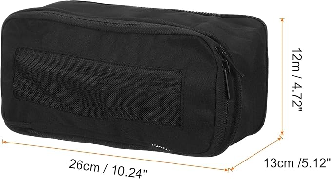 HARFINGTON Compression Packing Cube for Suitcases 26x12x13cm Lightweight Luggage Organizers Bag Travel Essentials Compression Bags for Carry on Suitcases, Black