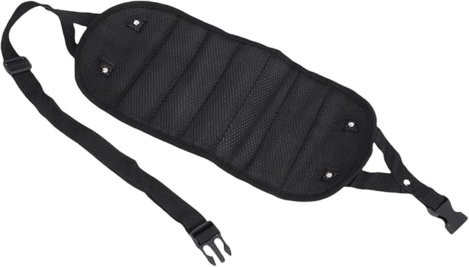 Foot Hammock, Breathable Mesh Travel Footrest for Airplane Office Home, with Anti Tip Structure, Lightweight Portable Design (Black)