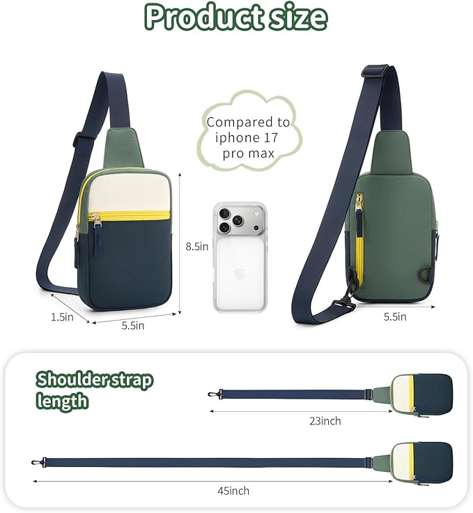 Mothers Day Gifts for Daughter, Birthday Graduation Gifts for 8 9 10 11 12 Year Old Teens Girls Her,Fanny Pack Sling Crossbody Bag Belt Bags Purse, Preppy Teen Girl Gift Trendy Stuff Travel Essentials
