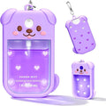 Dog Silicone Case for Touchland Hand Sanitizer Spray with Keychain, Compatible with Power Mist & Glow Mist 1 FL Oz/30ML for Touchland Case, Cute Travel Cover Sleeve