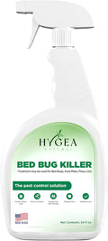 Hygea Natural Lice, Mite, and Bed Bug Killer Natural Spray - Child & Pet Friendly - Immediate Results - Stain & Odor Free (24 Ounce)