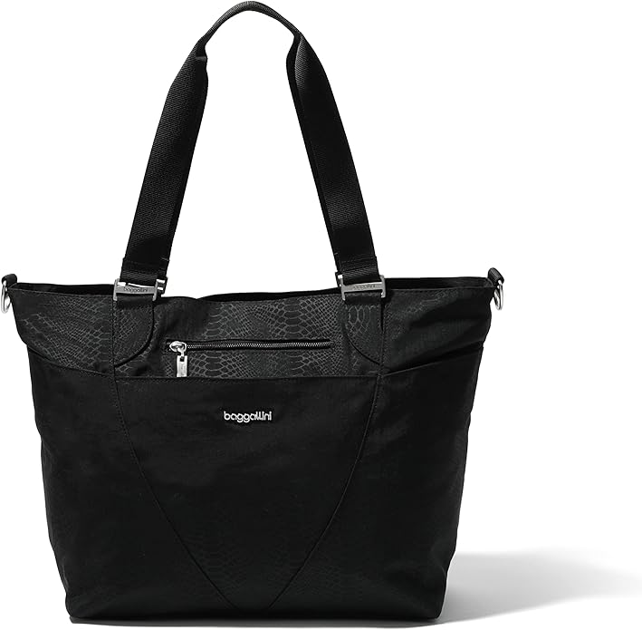 Baggallini Avenue Tote - 12x18 Laptop Tote Bag for Women - Lightweight Work Travel Carry On Bag