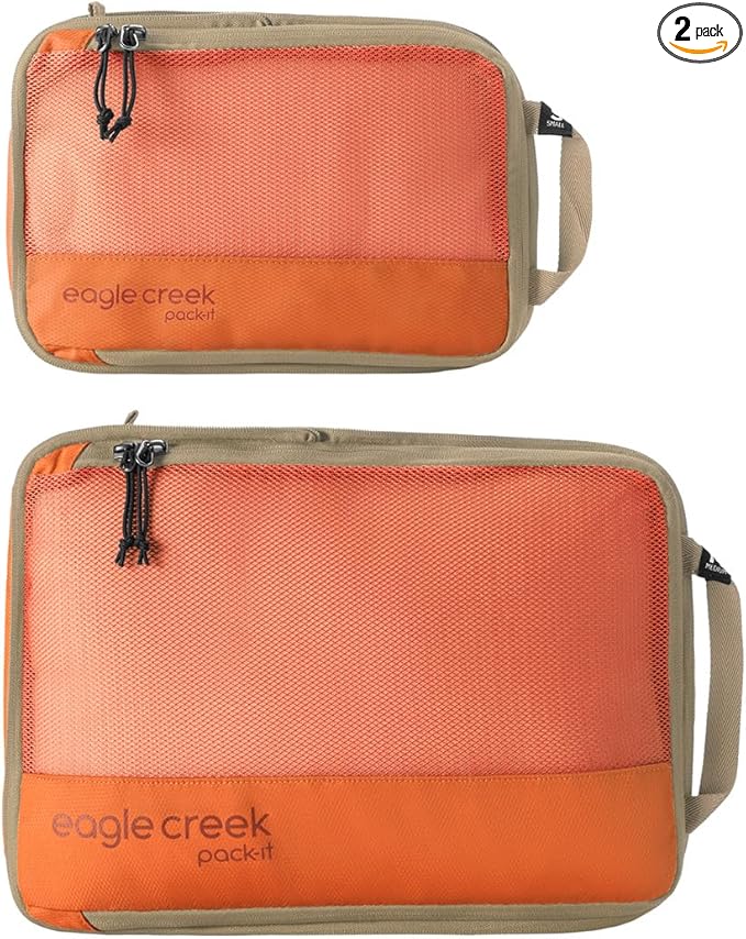Eagle Creek Pack-It Isolate Compression - Lightweight Cube for Optimizing Luggage Space - Easy-Grab Zipper - Convenient Top Handle - Recycled Materials - Small