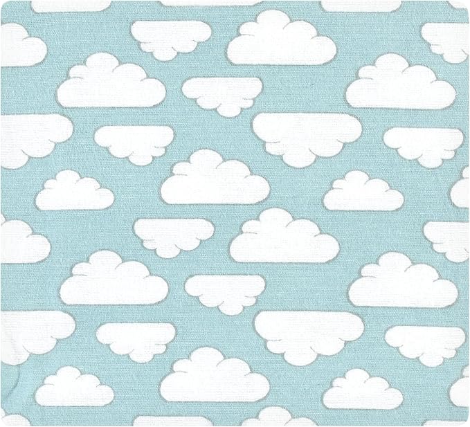 Hudson Baby Unisex Baby Cotton Flannel Receiving Blankets, Boy New Elephant, One Size