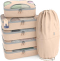 Shacke Packing Cubes for Travel 6 Set - Premium Luggage Organizer Bags - Versatile Travel Organizer for Women and Men - Optimized Packing Bags - Travel Essentials