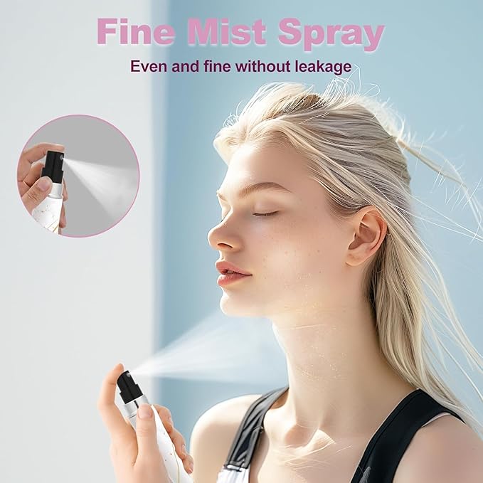 5ml Perfume Atomiser Refillable Bottles Portable Mini Spray Travel Bottle Easy to Refill Empty Atomizer Bottle for Purse Handbag Pocket Luggage,Bright Color (grivelle)