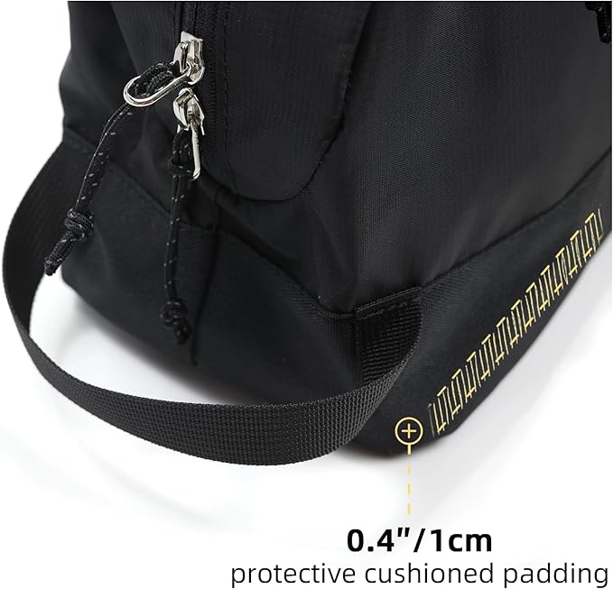 Travel Toiletry Bag 5L, Compact Travel Organizer with Waterproof TPU Wet/Dry Compartment