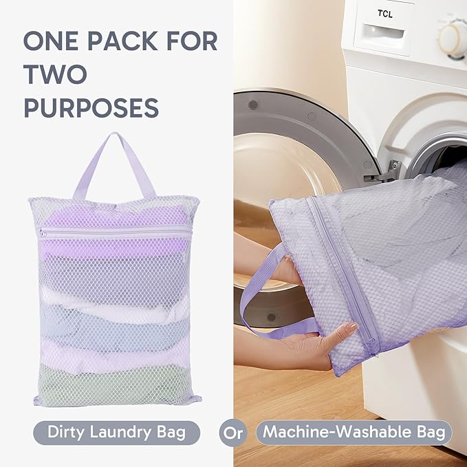 OlarHike ALL INCLUDED 10 Set Durable Packing Cubes for Travel,Gifts for Women Mom,Luggage & Suitcase Organizers with Toiletry Bag,Vacation Essentials for Cruise & Plane,Beach Accessories,Light Purple