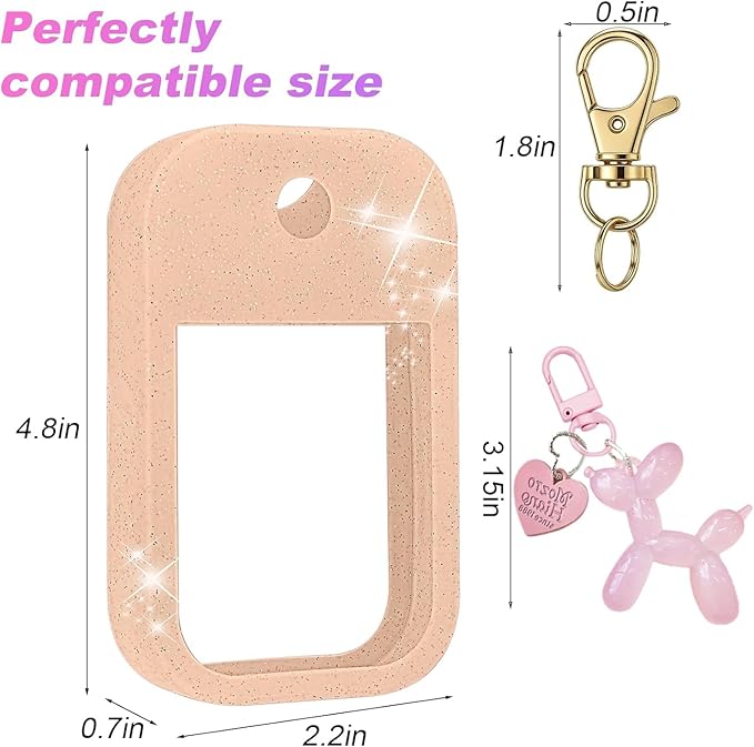 Silicone Case Compatible with Touchland Hand Sanitizer Spray, Protective Case for Power Mist and Glow Mist 1 fl oz