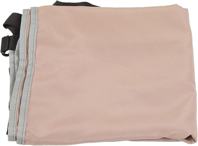 Ergonomic Airplane Footrest Hammock Cover Adjustable Travel Footrest for Improved Sitting Position on Planes Buses and Outdoor Seating (Khaki)