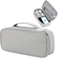 Teskyer Tech Organizer Pouch – Portable Waterproof Electronics Bag with Compartments for Cables, Chargers, Earbuds & Phone (Grey)