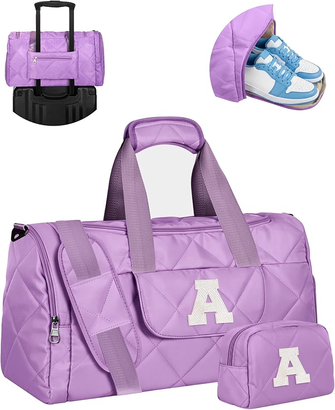 Elilier Gifts for Girls Women, Duffle Bag for Girls, Teen Girl Gift Trendy Stuff, Personalized Gift for Her, Weekender Overnight Gym Bag, Birthday Graduation Gift for Daughter, Friends, Mom, Sister