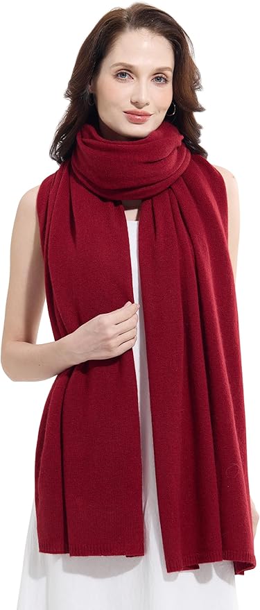 Soft Cashmere Blend Wrap Chic Scarf Stole for Women Wayfarer Travel Extra Large 87"x28"