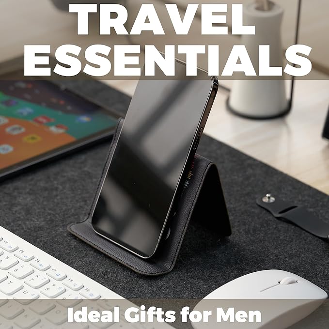 Easter Basket Essentials Easter Basket Stuffers Gifts for Men Adults Teens Fathers Day Dad Gifts from Daughter, Foldable Airplane Phone Holder for Bed, Desk, Office, and Travel,Travel Essentials