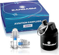 Eargasm Aviation Earplugs Small - Airplane Ear-Plugs for Ear Pressure Relief on Flights - Perfect High Altitude Air Travel Essential Earplugs for Kids and Men, Women, Adults with Small Ear Canals