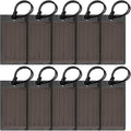 10 Pack Luggage Tags for Suitcases, Airplane Travel Essentials for Flying, International Travel Must Haves, and Luggage Accessories by Sodsay
