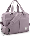 40x30x15cm Personal Item Travel Bag 16x12x6 Under-seat Carry on Bags for Airplanes 20L Expandable 30L Lightweight Duffle Bag Weekender Bags with Wet Pocket for Gym Overnight Hospital Purple