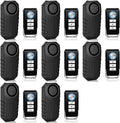 Bicycle Alarm System Anti Theft,USUPERINK Bike Alarms for Ebikes,113dB Bike Alarm,IP65 Waterproof,7 Levels of Sensitivity Adjustment,Suitable for Bicycles,Motorcycles,Electric Scooters,Ebike,8PK