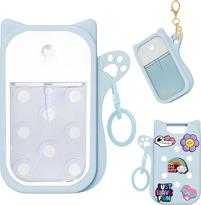 Silicone Case Compatible with Touchland Hand Sanitizer Spray, Protective Case for Power Mist and Glow Mist 1 fl oz