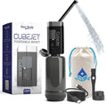 BIDET BUDDY® CubeJet Portable Bidet for Travel - 380ml Bottle, 1100mAh Rechargeable Battery, IPX6 Waterproof Wand-Style Nozzle, USB-C High-Pressure Hygiene Device for Camping & Home