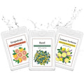 Set of 3 Power Mist Hydrating Hand Sanitizer Spray Bulk Travel Size Moisturizing Hand Sanitizer 0.67 Fl. oz Compact Card Spray Bottle Grapefruit Lemon Verbena Basil for Personal Use Friend Gift