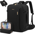 LOVEVOOK Travel Backpack For Women & Men with Waist Strap,50L Waterproof Carry On Backpack Luggage Travel Essentials Flight Approved,TSA Personal ltem Travel Bag Weekender Daypack with 3 Packing Cubes