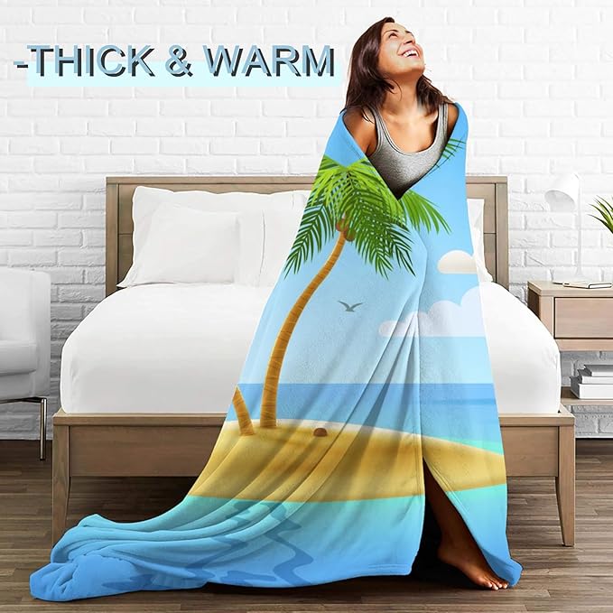 Wolf Flannel Blanket - Cool Majestic Wolves in Winter Landscape Throw - Lightweight Soft Cozy Gifts Blankets for Women Men & Wildlife Lovers,Modern Home Room Bedroom Rustic Decor 40x50in