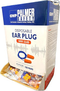 ATERET Earplugs 300 Pairs I 32db Noise Cancelling Soft Disposable Corded Ear Plugs I Safety Hearing Protection for Travel Concert Hunting Shooting Range Work Construction