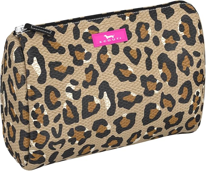 SCOUT Packin' Heat - Large, Water-Resistant, Zip Close Makeup Bag for Women- Toiletry Travel Bag - Cosmetic Bag