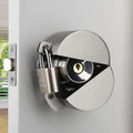 Door Handle/Knob Lock Out Device,Metal Stainless Steel,Cover to Disable The Doorknob/Faucet, Prevents Turning and Operating of Door Knob and Access to Keyhole, (with Padlock) Childproof