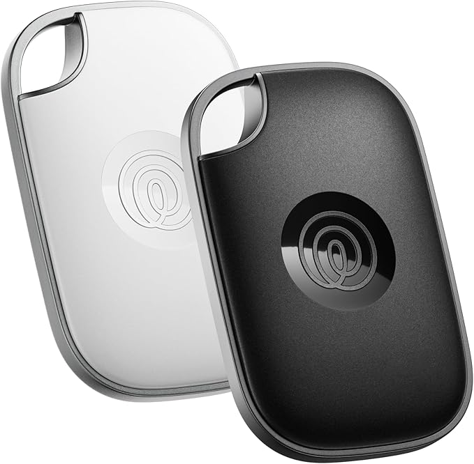 Life360 Tile Pro - Powerful Bluetooth Tracker, Key Finder and Item Locator for Keys Bags, and More. Both iOS and Android Compatible. Phone Finder. 2-Pack (Black/White)