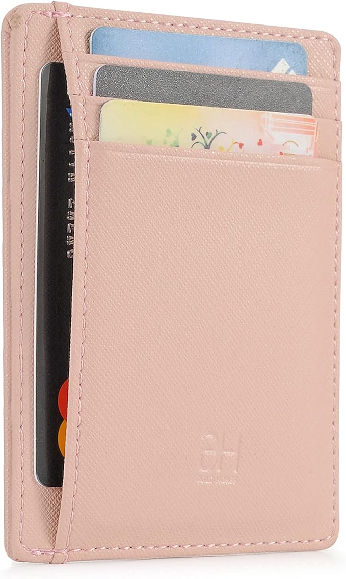 GH GOLD HORSE Slim RFID Blocking Card Holder Minimalist Leather Front Pocket Wallet for Women | Slim, RFID Blocking, Minimalist, Front Pocket