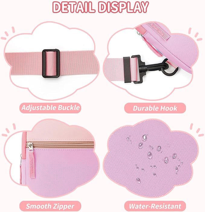 Mothers Day Gifts for Daughter, Birthday Graduation Gifts for 8 9 10 11 12 Year Old Teens Girls Her,Fanny Pack Sling Crossbody Bag Belt Bags Purse, Preppy Teen Girl Gift Trendy Stuff Travel Essentials