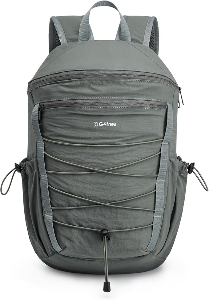 G4Free Hiking Backpack for Women Men 20L Lightweight Travel Backpacks Daypack Outdoor Daily Camping, Dark Gray-green