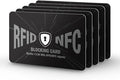 DUGRAFT 5 Pack RFID Blocking Card, One Card Protects Your Entire Wallet, NFC Contactless Signal Blocker, Credit Card Protector, Rfid Card BLocker