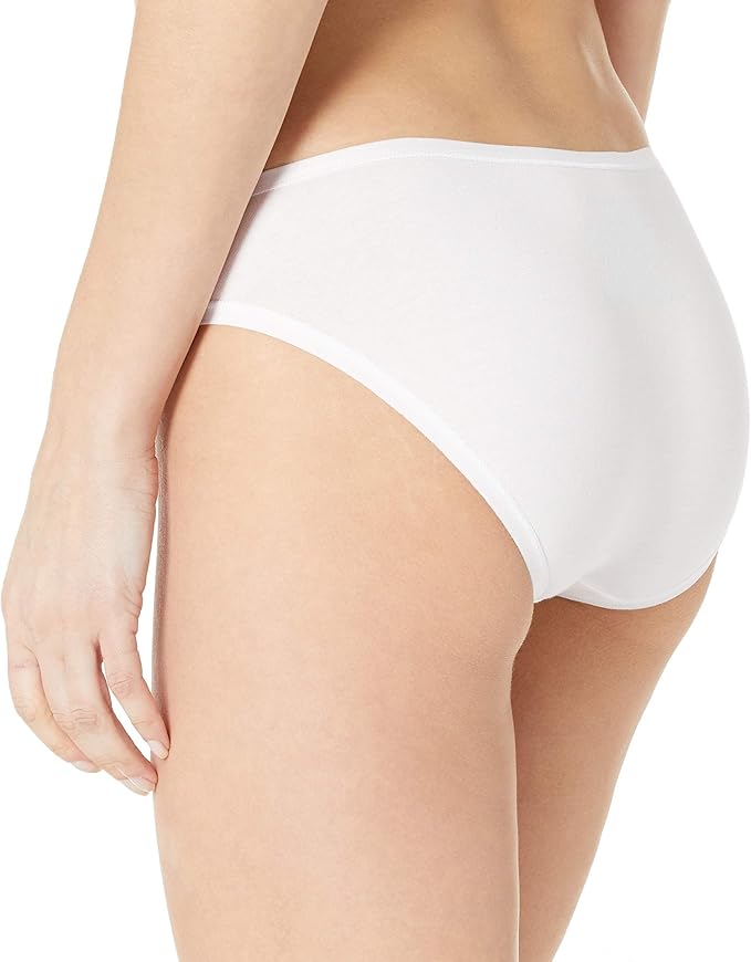 Amazon Essentials Women's Breathable Cotton Bikini Brief Underwear with Full Coverage, Multipacks