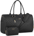 LOVEVOOK Travel Duffle Bag, Weekender Bag for Women with Toiletry Bag, Carry on Overnight Bag with Shoe Compartment, Gym Duffel Bag with Wet Pocket, Mommy Hospital Bags for Labor and Delivery