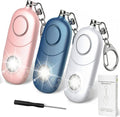 Personal Alarm for Women Keychain Alarm: Qoosea 135dB Emergency Keychain Siren with Strobe Light Loud Siren for Women Kids Students Seniors Emergency Self-Defense for Night Sports