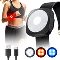 WSDCAM Running Lights with 130dB Loud Safety Alarm for Runners, USB-C LED Safety Light for Night Walking, Jogging, Dog Walking, Cycling, Clip On Reflective Running Gear with 3 Adjustable Straps(Black)