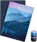 Camping Blanket,Puffy Blanket Lightweight Packable Camping Blanket Outdoor Blanket for Camping,Traveling, Stadium, Hiking, Picnics