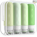 Gemice Travel Bottles for Toiletries, Tsa Approved, Travel Size Containers, BPA Free Leak Proof Tubs Refillable Liquid Accessories for Cometic Shampoo and Lotion Soap