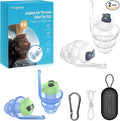 Kids Ear Plugs for Ear Pressure Relief, 2 Pairs Noise Reduction Soft Reusable Ear Plugs for Children, Airplane Travel Essentials for Sleep, Study, Focus, Noise Sensitivity (Mix-L: Cool Lengends)