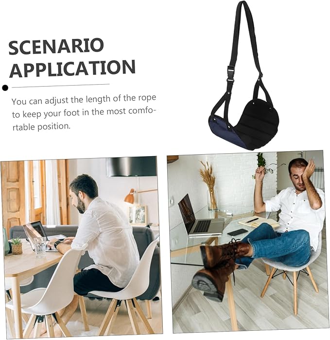 Airplane Travel Footrest Foot Hammock for Plane Compact and Lightweight for Long Flights Train Trips Office Home Breathable