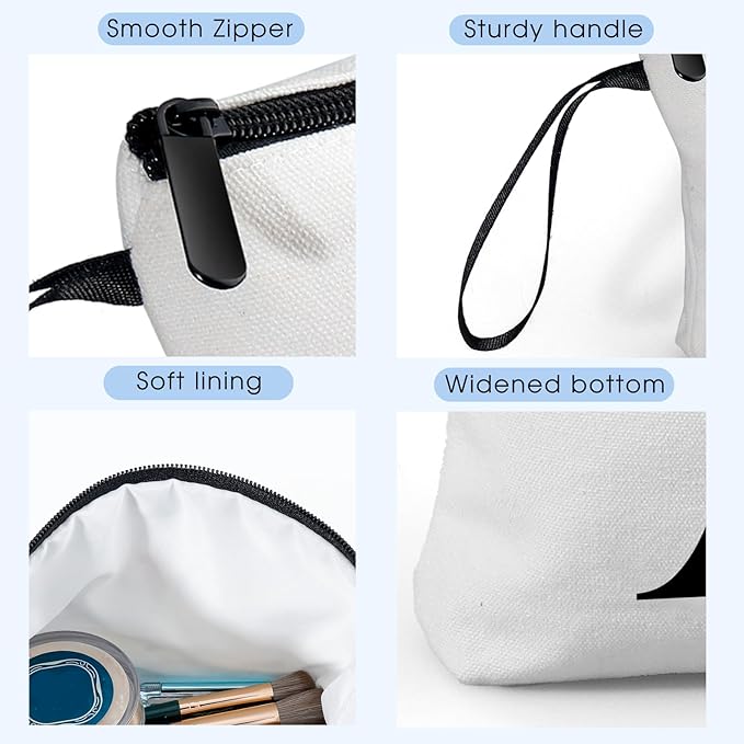 Workout Gym Exercise Gifts for Fitness Lovers Personal Trainer Women Female Girl Friends Sister Coworker Cosmetic Makeup Bag